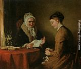 Engagement Paintings - The Broken Engagement by George Bernard O'Neill